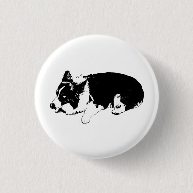 ruhiger, heller Punkt Corgi Button (Vorderseite)