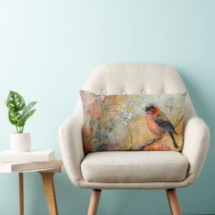 Ruhiger Herbst Robin Lumbar Throw Kissen