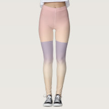 Ruhiger Horizon-Gradient-Leggings — Sanftes Morgen