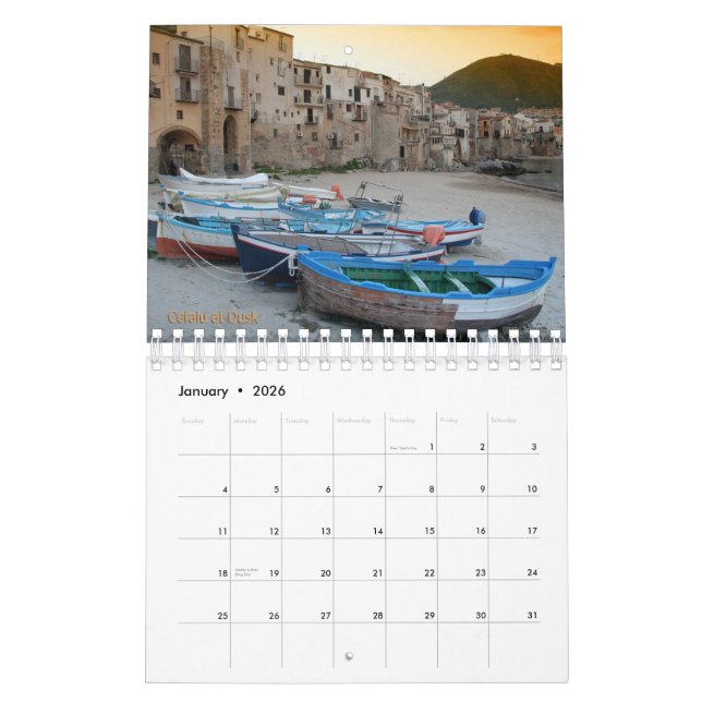 Ruhiger Kalender Siziliens 2010 (Jan 2026)