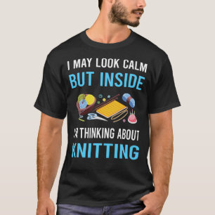 Ruhiger Knitter Strick Knitter T-Shirt