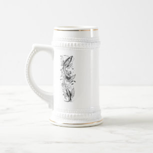 Ruhiger Koi-Teich - 22 oz Stein Design Bierglas