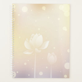Ruhiger Lotus-Hardcover-Tagesplaner Planer