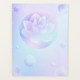 Ruhiger Lotus-Hardcover-Tagesplaner Planer