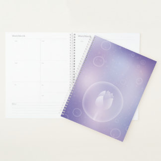 Ruhiger Lotus-Hardcover-Tagesplaner Planer