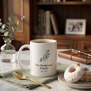 Ruhiger Luxus Salbei-Grüner Familien-Etablierter K Kaffeetasse