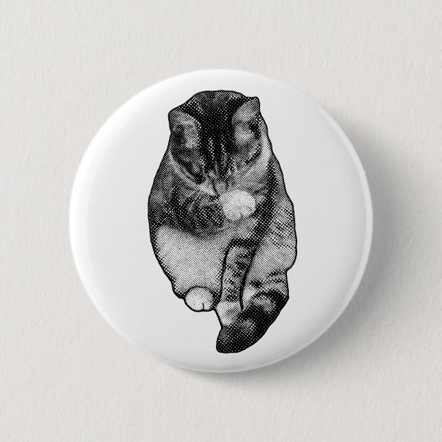 Ruhiger Punktlächeln Button (Vorderseite)