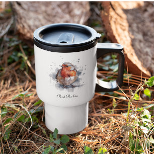 Ruhiger Robin, individuell Reisebecher