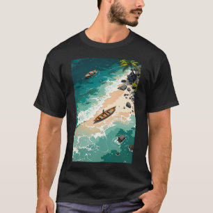 Ruhiger Rückzugsort am Meer T-Shirt