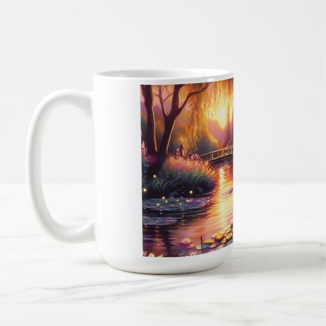 "Ruhiger See Kaffeetasse (Links)