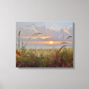 Ruhiger Sonnenuntergang Leinwanddruck