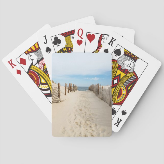 Ruhiger Strand Spielkarten (Rückseite)
