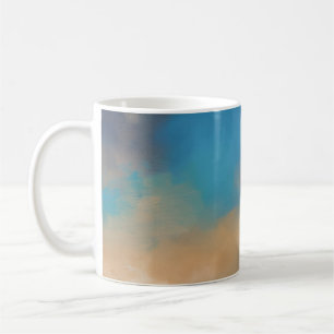 Ruhiger Strandverlauf Kaffeetasse
