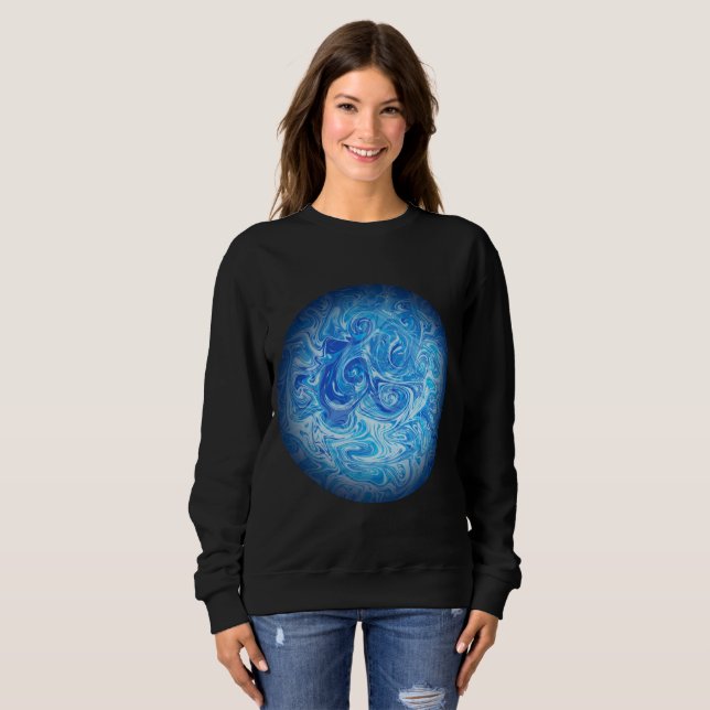Ruhiger Tide Ästhetik Hoodie (Vorne ganz)