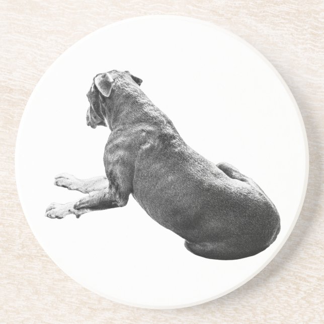 ruhiger Tischbegleiter Getränkeuntersetzer (Vorne)