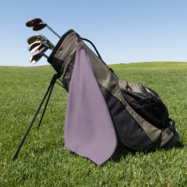 Ruhiger und einfacher violetter texturierter Hinte Golfhandtuch