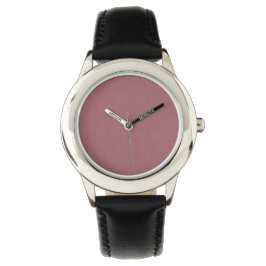 Ruhiger und einfacher visueller lila texturierter  armbanduhr