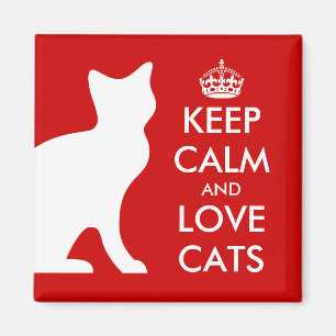 Ruhiger und Liebe-Katzen-Magnet behalten Anpassb Magnet