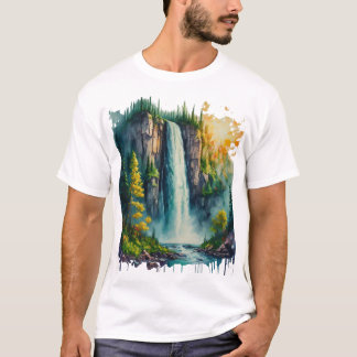 Ruhiger Wasserfall Serenity T - Shirt