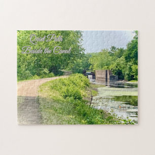 Ruhiger Weg neben dem Kanal Puzzle