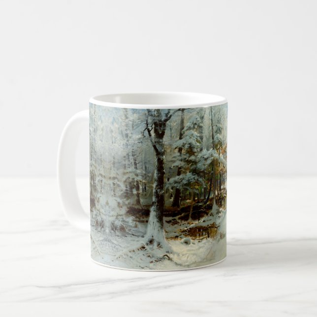 Ruhiger Winternachmittag von William Bliss Baker Kaffeetasse (Vorderseite Links)