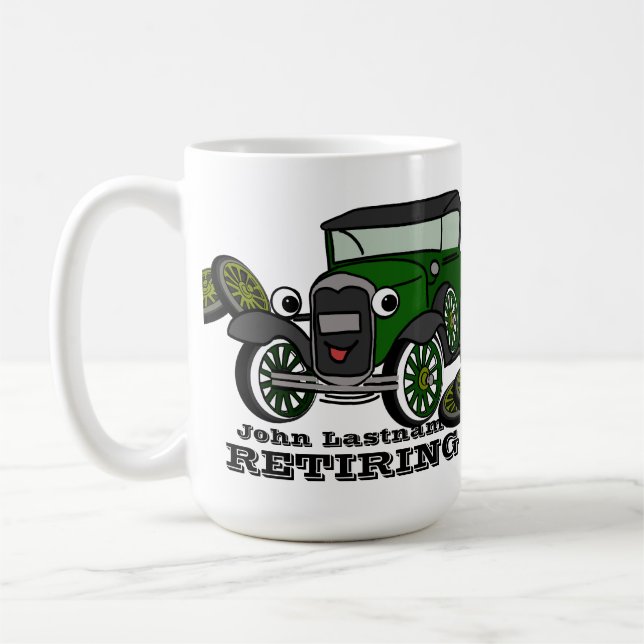Ruhiges antikes Auto Tasse (Links)