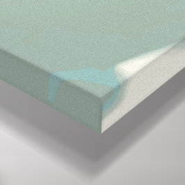 Ruhiges Aquamarines Abstrakt Leinwanddruck