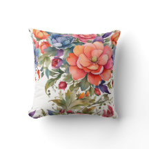 Ruhiges Aquarell-Blumenmuster-Design