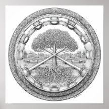 Ruhiges botanisches Mandala: Hydroponische Helix