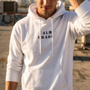 Ruhiges Chaos - Minimalistisches Paradox Hoodie We