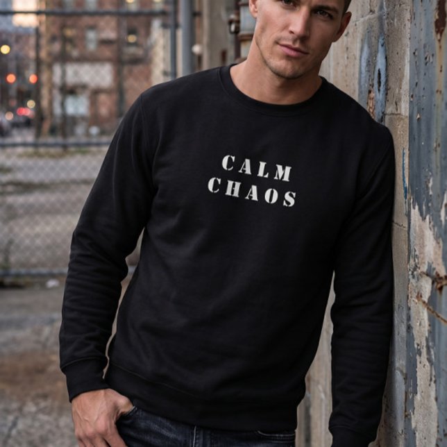 Ruhiges Chaos - Paradox Crewneck Pullover (Von Creator hochgeladen)