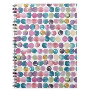 Ruhiges & farbenfrohes Aquarell-Kunst-Notizbuch Notizblock