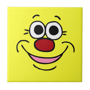 Ruhiges Gesicht Grumpey Fliese