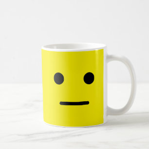 ruhiges Gesicht Kaffeetasse