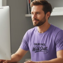 Ruhiges Gesicht Wild Shift Frontline T-Shirt für M