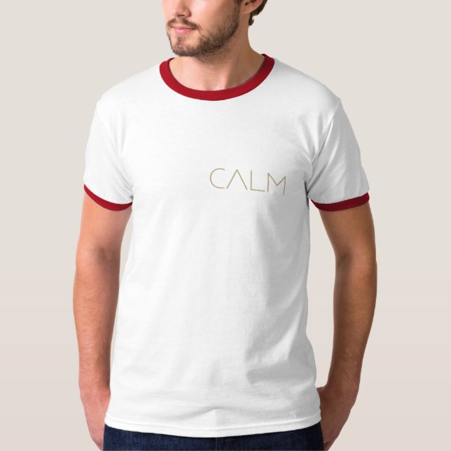 ruhiges, kühles Design T-Shirt (Vorderseite)