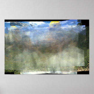 Ruhiges Naturdruckplakat Poster