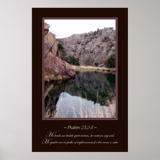 Ruhiges Wasser Poster