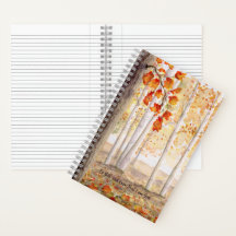 Ruhiges Watercolor Forest Notebook