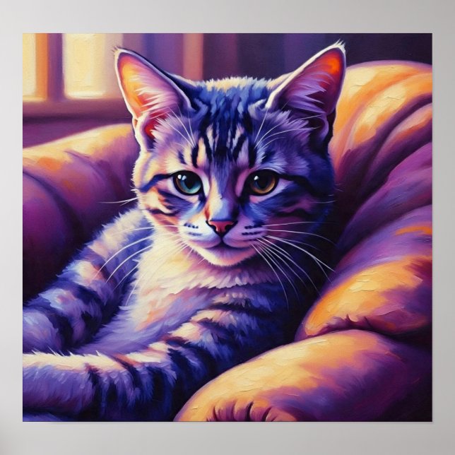 RuhigeTabbyKatze Poster (Vorne)
