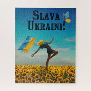 Ruhm an die Ukraine! Slava Ukraini! Jigsaw Puzzle