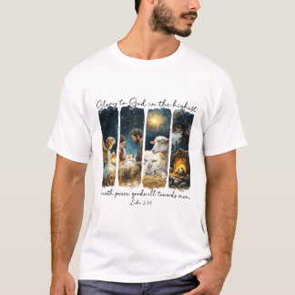 Ruhm an Gott in der höchsten - Weihnachtskrippe G T-Shirt