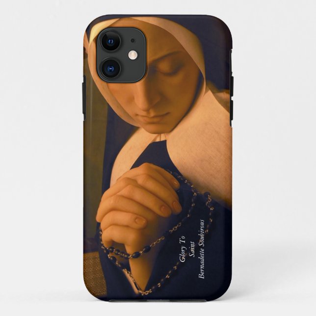 Ruhm an Saint Bernadette Soubirous Case-Mate iPhone Hülle (Rückseite)