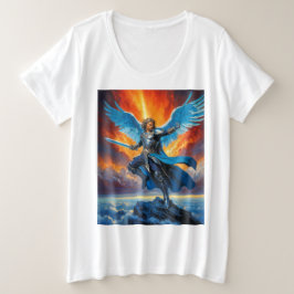 Ruhm der Flügel Große Größe T-Shirt