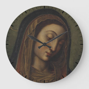 Ruhm der Königin des Himmels werfen Kissen groß cl Große Wanduhr