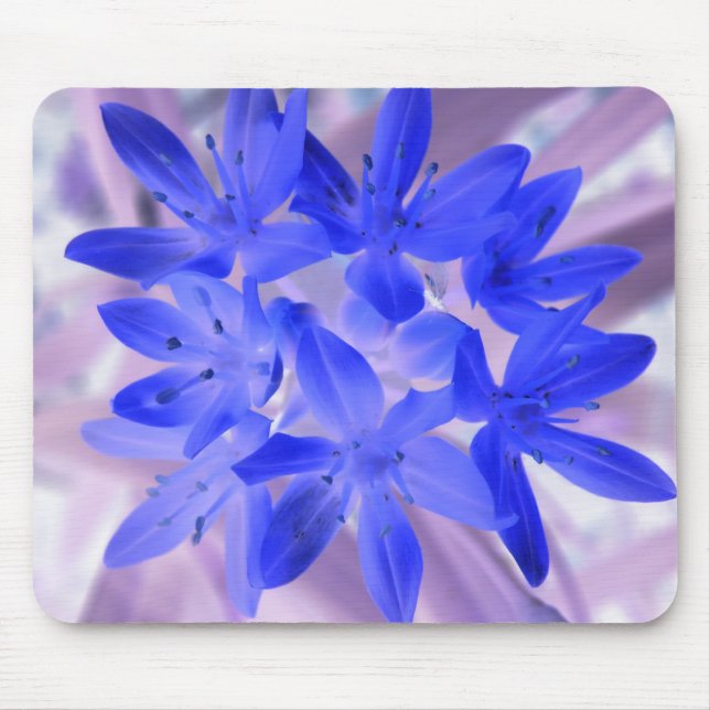 Ruhm der schneebedeckten blauen Mousepad (Vorne)