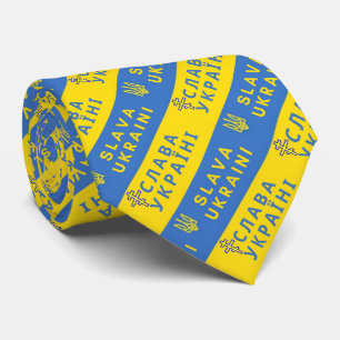 Ruhm der Ukraine Kriegsdreizack Krawatte