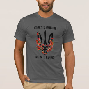 Ruhm der Ukraine. Ruhm den Helden. Dreizack. T-Shirt