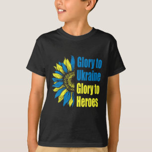 Ruhm der Ukraine Ruhm den Helden Sonnenblumenkerne T-Shirt