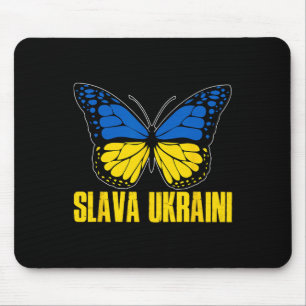 Ruhm der Ukraine Unterstütze Ukraine Retro Ukraini Mousepad